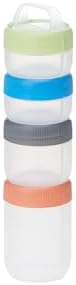 humangear STAX Stackable Containers, Small, Spectrum