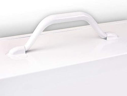 Rapid Care First Aid 80097 2 Shelf All Purpose First Aid Kit Cabinet, Class A+, Exceeded OSHA and ANSI Z308.1 2015, Wall Mountable