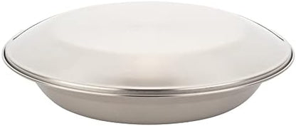 Snow Peak Tableware Set Single, 4 pcs, TW-021, Stainless Steel, Lightweight for Camping Everyday Use, Made in Japan