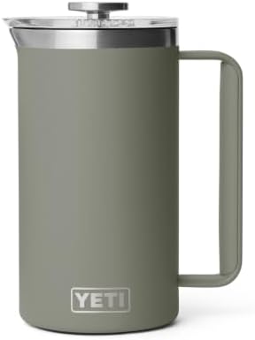 YETI Rambler 34 oz. French Press Coffee Maker, Pampa Green