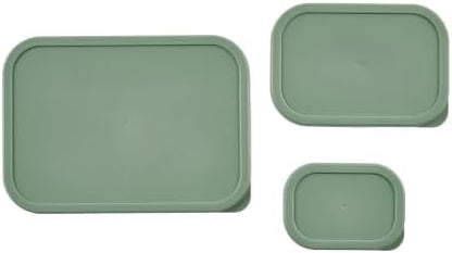 Glass Food Storage Containers with Lids - 22 Piece - 10.5 oz, 17.6 oz, 25.4 oz & 57.5 oz Sets Glass with BPA-Free Leak Resistant Stackable Lids - Microwave, Oven & Dishwasher Safe - Ideal - Soft Sage