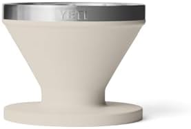 YETI Pour Over Coffee Maker Accessory Ramblers, Designed for Perfect Coffee Extraction Anywhere, Stainless Steel, fits any V60 Filter, Cape Taupe