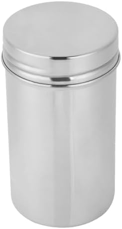 304 Stainless Steel Sealed Storage Jar, Portable Tea Coffee Beans Container for Travel, Outdoor, Camping (Large)