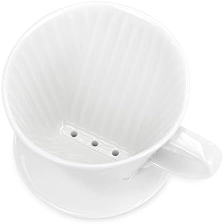 Pour Over Ceramic, Coffee Dripper Ceramic Coffee Maker,White