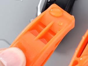 2-Pack Whistle Emergency Safety with Lanyards - High Decibel Survival Whistle for Life Jackets, Boating, Kayaking, Hiking, Hunting & Rescue