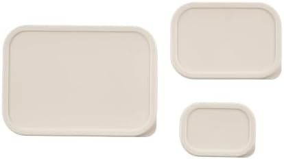 Glass Food Storage Containers with Lids - 22 Piece - 10.5 oz, 17.6 oz, 25.4 oz & 57.5 oz Sets Glass with BPA-Free Leak Resistant Stackable Lids - Microwave, Oven & Dishwasher Safe - Vanilla Mist