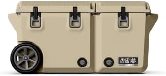 Wyld Gear 65 Quart Dual Compartment Hard Cooler with Wheels