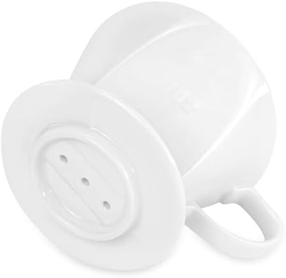 Pour Over Ceramic, Coffee Dripper Ceramic Coffee Maker,White