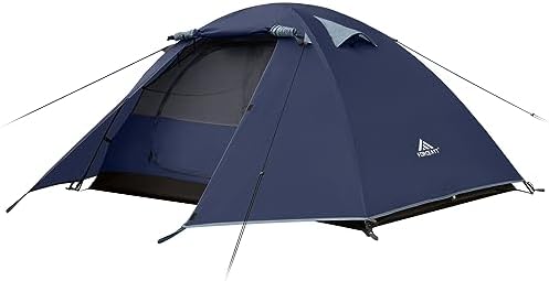 Forceatt Camping Tent 2/3/4 Person, Professional Waterproof & Windproof Lightweight Backpacking Tent Suitable for Outdoor,Hiking,Camping, Mountaineering and Travel