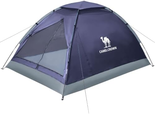 CAMEL CROWN Tents for Camping 2/3/4/5 Person Camping Dome Tent, Waterproof,Spacious, Lightweight Portable Backpacking Tent for Outdoor Camping/Hiking