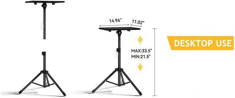 Spark Living-Portable Laptop Tripod Stand – Adjustable Height & Durable Design for Work or PresentationsFoldable Laptop Stand Tripod – Lightweight & Sturdy for Desk or Travel