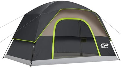 CAMPROS CP Tents for Camping 2/4/6 Person, Waterproof Windproof Dome Tent