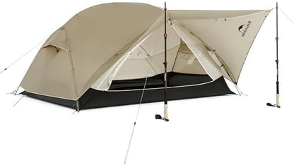 Naturehike Mongar Upgraded 1/2/3 Person Backpacking Tent,Waterproof Lightweight Camping Tent with Footprint