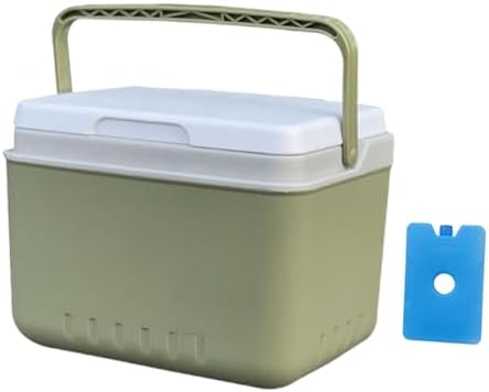 Gralara Insulated Ice Chest Box Portable Multifunctional Hard Organizer Camping Case for Groceries Travel BBQ Fishing Camping