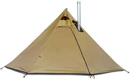 4 Persons 5lb Lightweight Tipi Hot Tents with Stove Jack, 7'3" Standing Room, Teepee Tent for Hunting Family Team Backpacking Camping Hiking