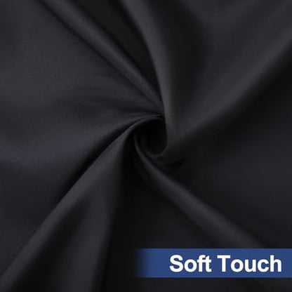 homing Rectangle Table Cloth Cover 4 Foot Black Elastic Fitted Tablecloth