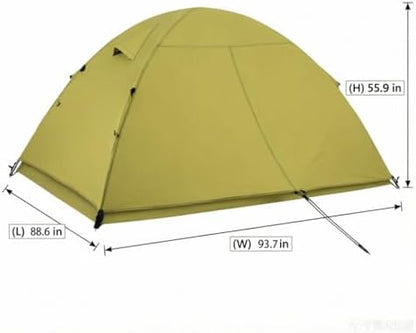 4 Season Light Backpacking Hiking Camping Waterproof Tents for 2/4 Person