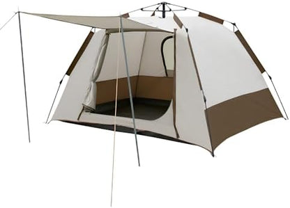 2 Person Instant Pop Up Tent, Camping Tent Easy Setup Integrated Sunshade Awning, Waterproof for Outdoor, Hiking, Beach