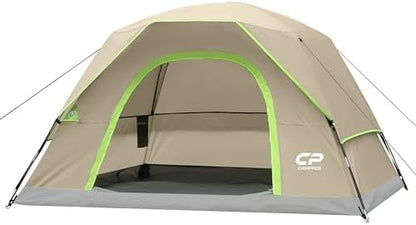 CAMPROS CP Tents for Camping 2/4/6 Person, Waterproof Windproof Dome Tent