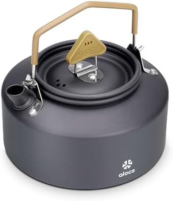 ALOCS Camping Kettle 1.1L Lightweight Camp Kettle