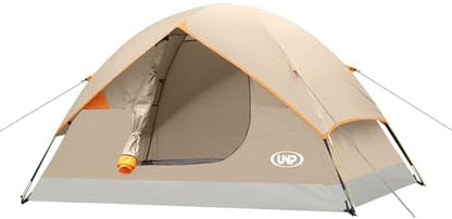 unp 6 Person 4 Season Dome Tent, Easy to Set Up for Camping & Hiking, Lightweight & Portable, Green