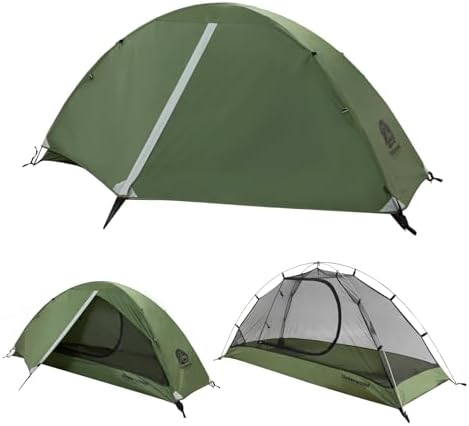 1/2/3/4 Person Lightweight Backpacking Tent, Waterproof Camping Hiking Tent