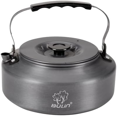 Bulin Camping Kettle, 1.6L Large Portable Stovetop Camp Tea Coffee Pot