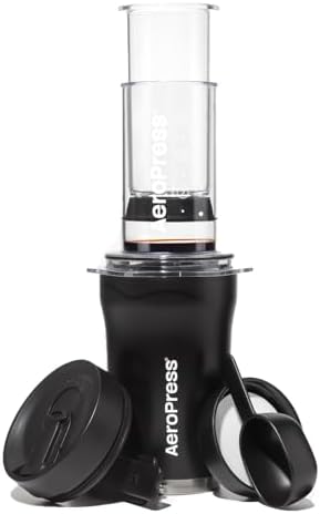 AeroPress Go Plus Portable Coffee Maker Kit, Black