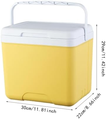 Insulated Cooler Camping Storage Case with Handle Ice Chest Box Organizer for Groceries Travel Picnic Tailgating