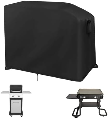 42 Inch Flat Top Grill Cover for Most Standard 2-Burner BBQ Gas Griddle