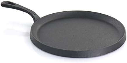 MegaChef Assorted Pre-Seasoned OVEN SAFE, Cast Iron Cookware Set, 5 Piece, Black