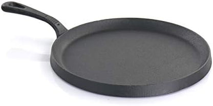 MegaChef Assorted Pre-Seasoned OVEN SAFE, Cast Iron Cookware Set, 5 Piece, Black