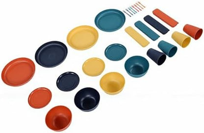 Dinnerware Sets Unbreakable for 4 People