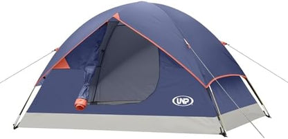 unp 6 Person 4 Season Dome Tent, Easy to Set Up for Camping & Hiking, Lightweight & Portable, Green