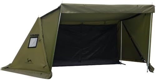 TOMOUNT Bivy Tent Canvas Shelter for Camping for Two Person