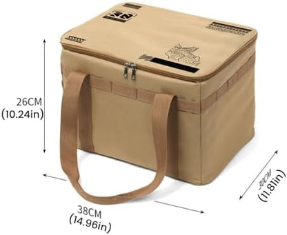 30/42L Camping Storage Bag Insulated Gear Organizer Foldable Storage Box