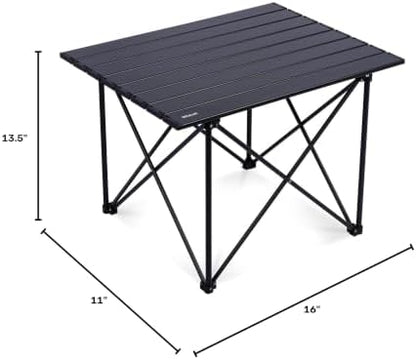 WildCall Ultralight Camping Table, Compact Aluminum Folding Beach Table