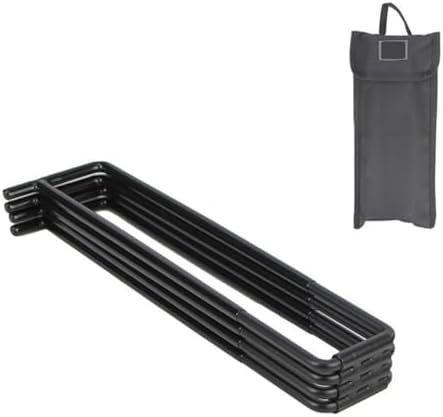 Foldable Iron Cooler Stand 26x7cm Portable Compact