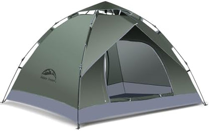 Happy Travel 2/4 Person Camping Tent, Instant Easy Pop Up Tents for Camping