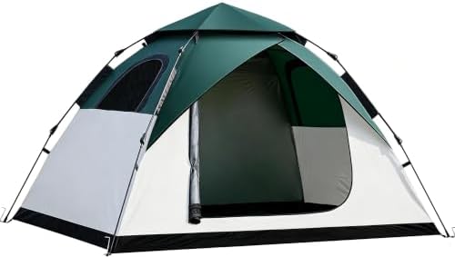 anngrowy Camping Tent 2 Person Instant Family Tent Pop Up Tents for Camping Waterproof Portable Hiking Camp Tent Lightweight Tent for Backpacking Small Tent 4 Season Windproof Quick Compact Dome Tent