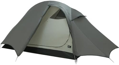 Soomloom 2-Person Lightweight Fishbone Tent Variable 2P with Inner and Groundsheet Spacious Comfortable Windproof Waterproof UV Protection Ventilation Easy Setup Camping Shelter