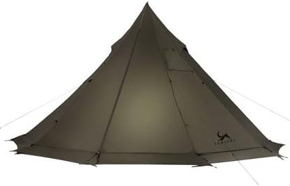 MC TOMOUNT 3.6lb Ultralight Hot Tent, Tipi Backpacking Tent for Camping