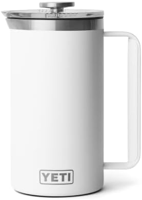 YETI Rambler 34 oz. French Press Coffee Maker, White