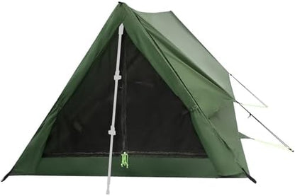 2 Person Trekking Pole Tent for Backpacking, Waterproof A-Frame (NO Poles)
