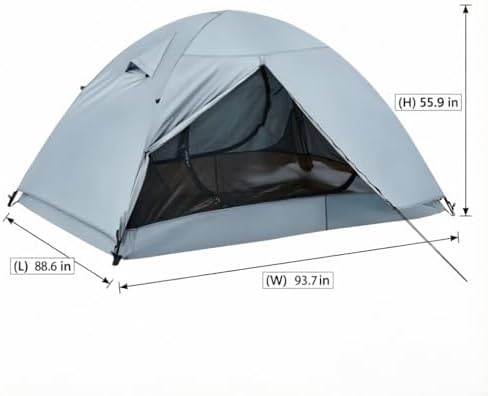 4 Season Light Backpacking Hiking Camping Waterproof Tents for 2/4 Person