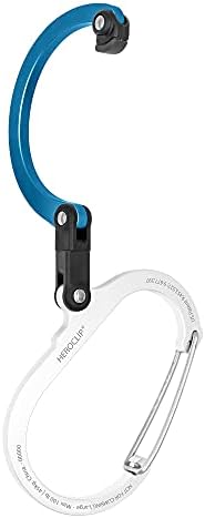 GEAR AID HEROCLIP (Large) Carabiner Gear Clip and Hook for Hanging Heavy Duty Items, Camping Backpacks, Suitcases, Kayaks, Bicycles and More