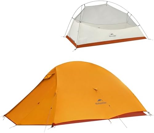 Naturehike Cloud-Up 2 Person Tent Lightweight Backpacking Tent with Footprint - Free Standing Ultralight Camping Hiking Backpack Tents Two Person Tent