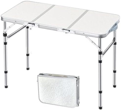 Yriuat Folding Camping Table 3ft Portable Picnic Table, 35" x 16"