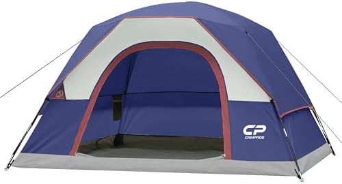 CAMPROS CP Tents for Camping 2/4/6 Person, Waterproof Windproof Dome Tent