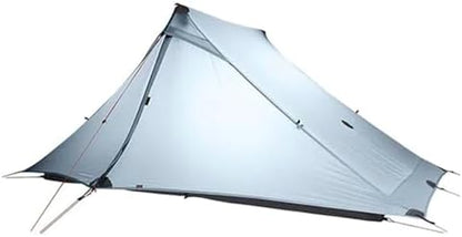 3FULGEAR Lanshan 2 Pro Tent 2 Person Ultralight Camping Tent, 3/4 Season Professional 20D Silnylon Rodless Tent for Camping, Climbing, Hiking